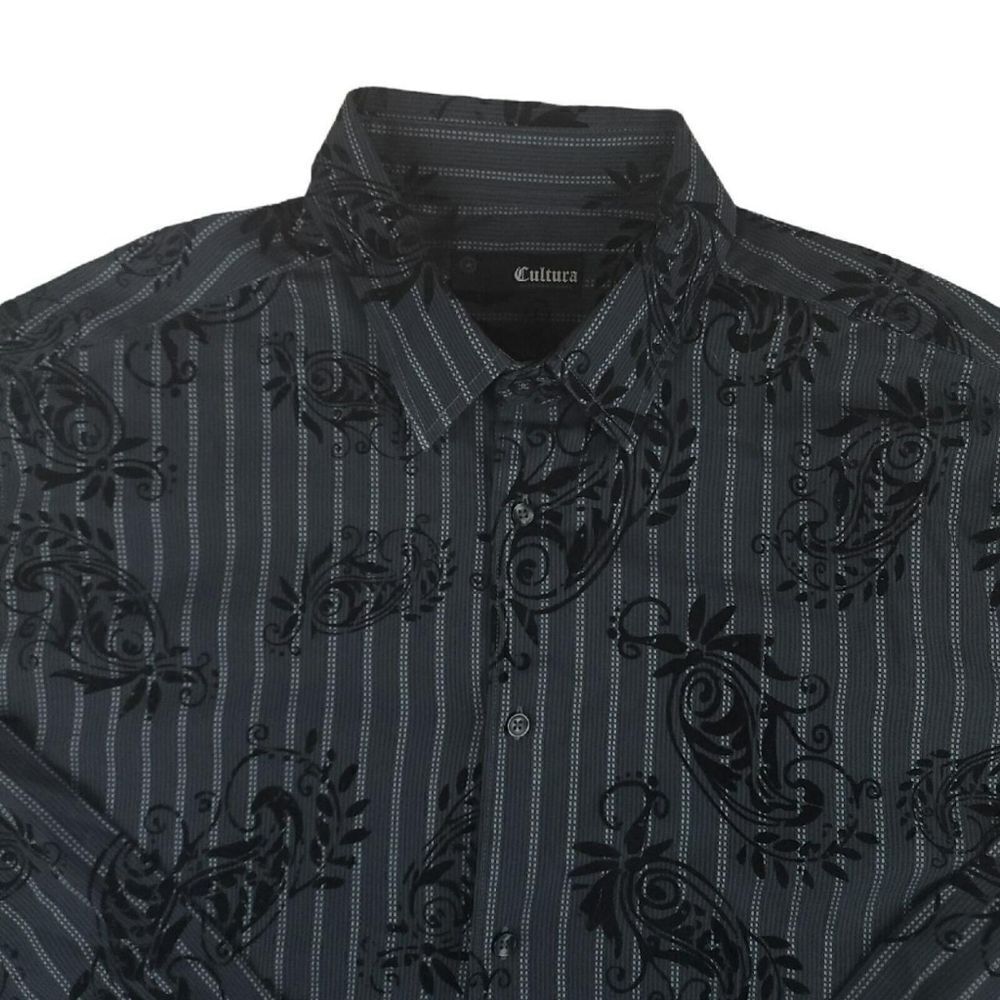 NWT Cultura Paisley Button Down Shirt XXL - Picture 3 of 12
